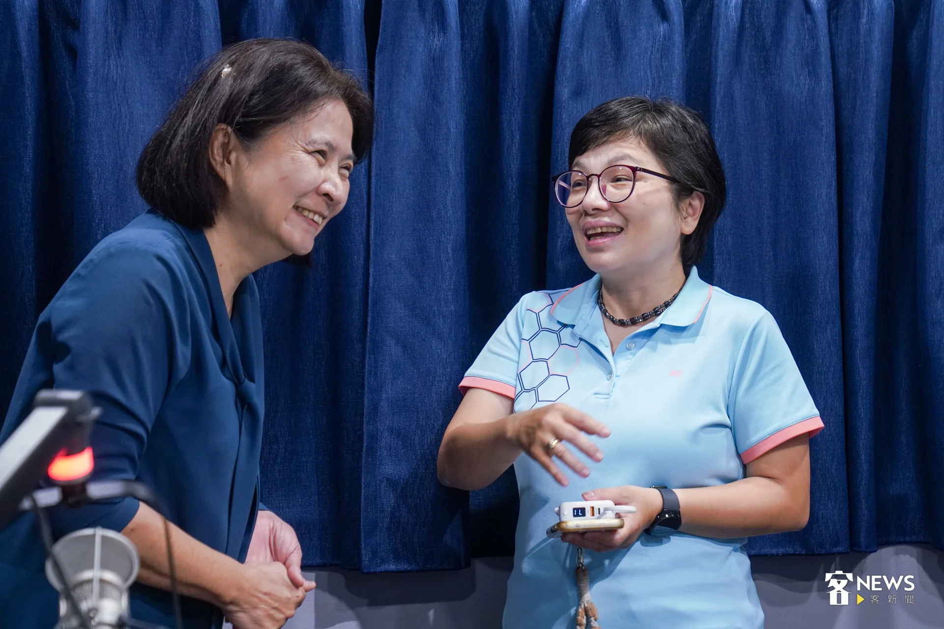 客語薪傳師李怡蘋不只指導客語，更負責劇本創作，還身兼道具與服裝設計。洪藝晅攝