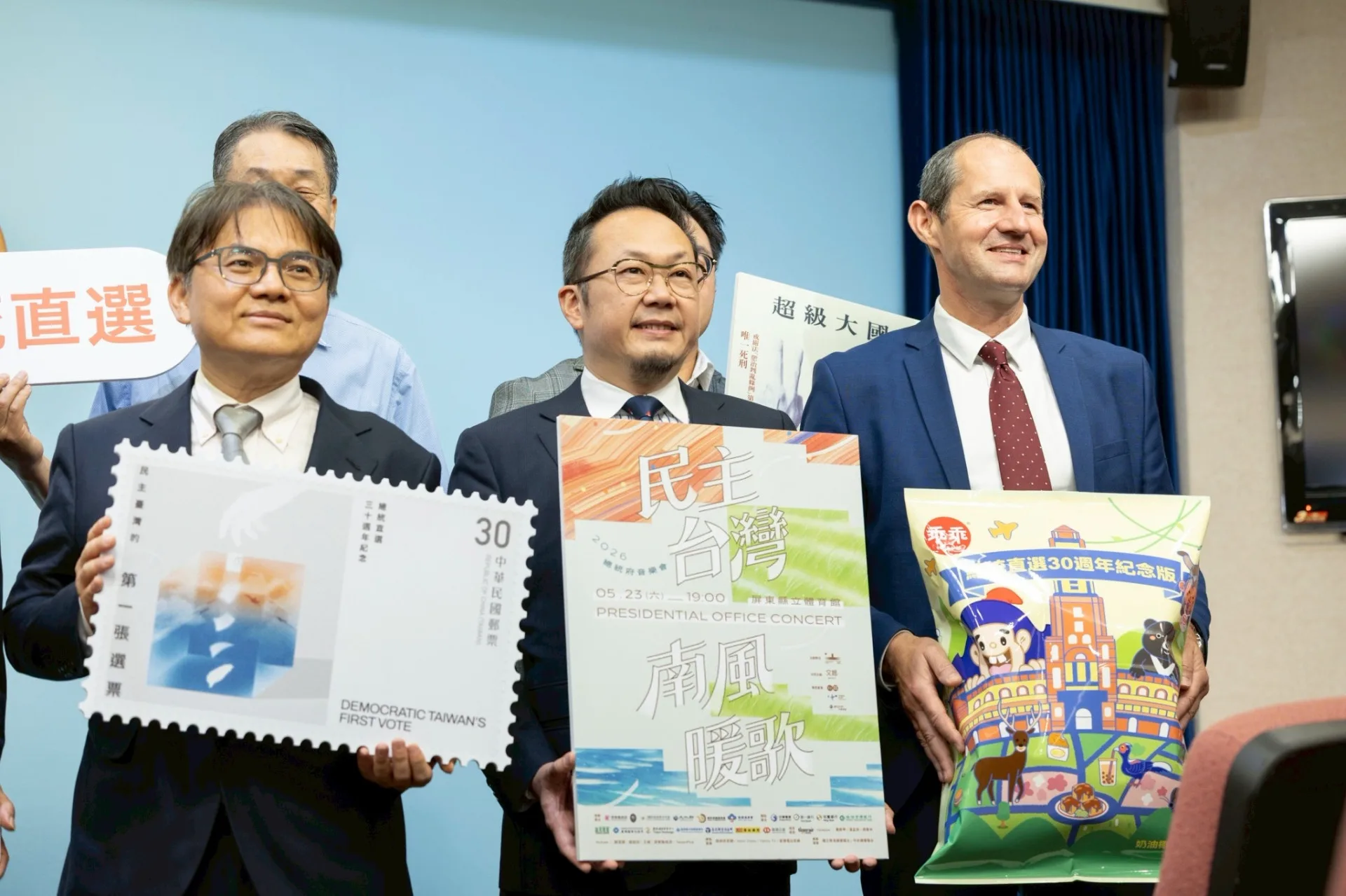 總統府啟動「總統直選30週年」系列活動，邀國人共同見證台灣民主發展里程碑。總統府提供