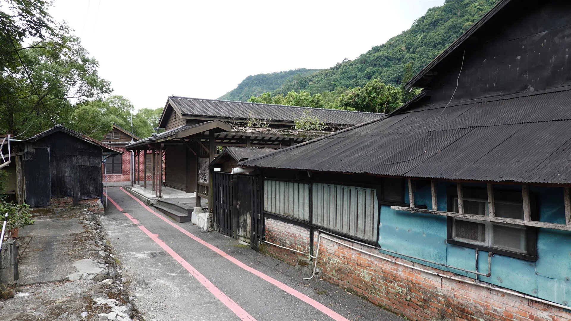 林田山園區後方有大批的老屋聚落。翻攝國家文化資產網