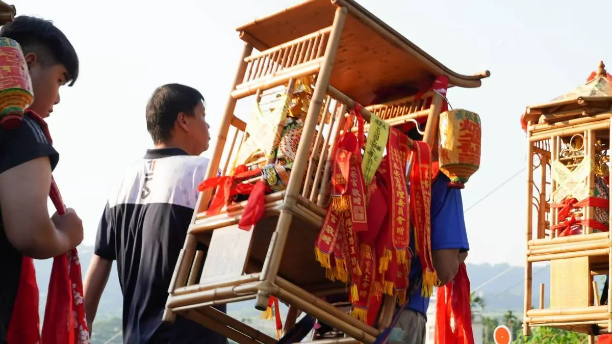 龍神山水祭祭典活動。資料照,大茅埔調查團提供